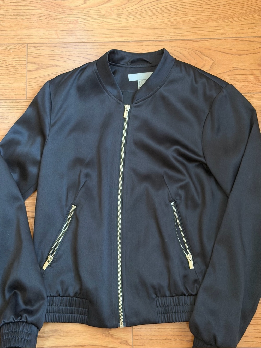 Black Bomber Jacket (Size 2)